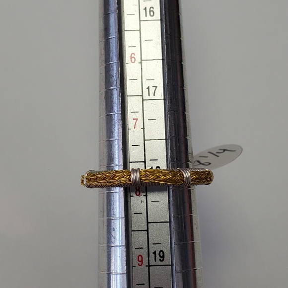 "Forever Fond" Aventurine Handmade Wire Wrap Ring Size 8.25 - Picture 8 of 8